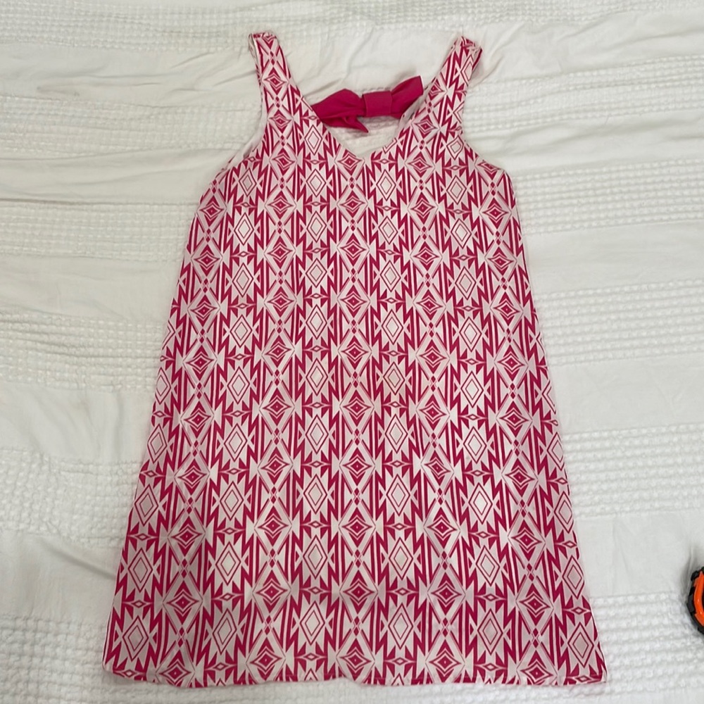Pink & white dress